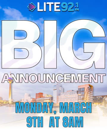 Big Announcement - Monday, March 9th at 8am